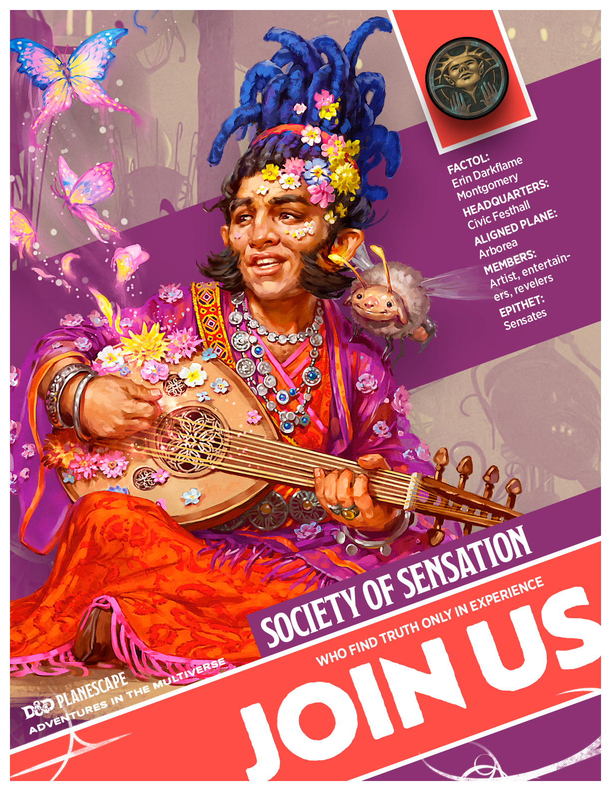 society of sensation recruitment poster
